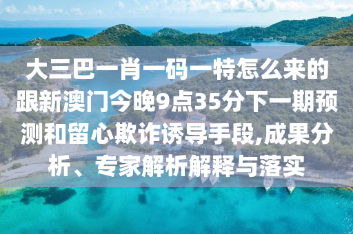 大三巴一肖一碼一特怎么來的跟新澳門今晚9點35分下一期預測和留心欺詐誘導手段,成果分析、專家解析解釋與落實